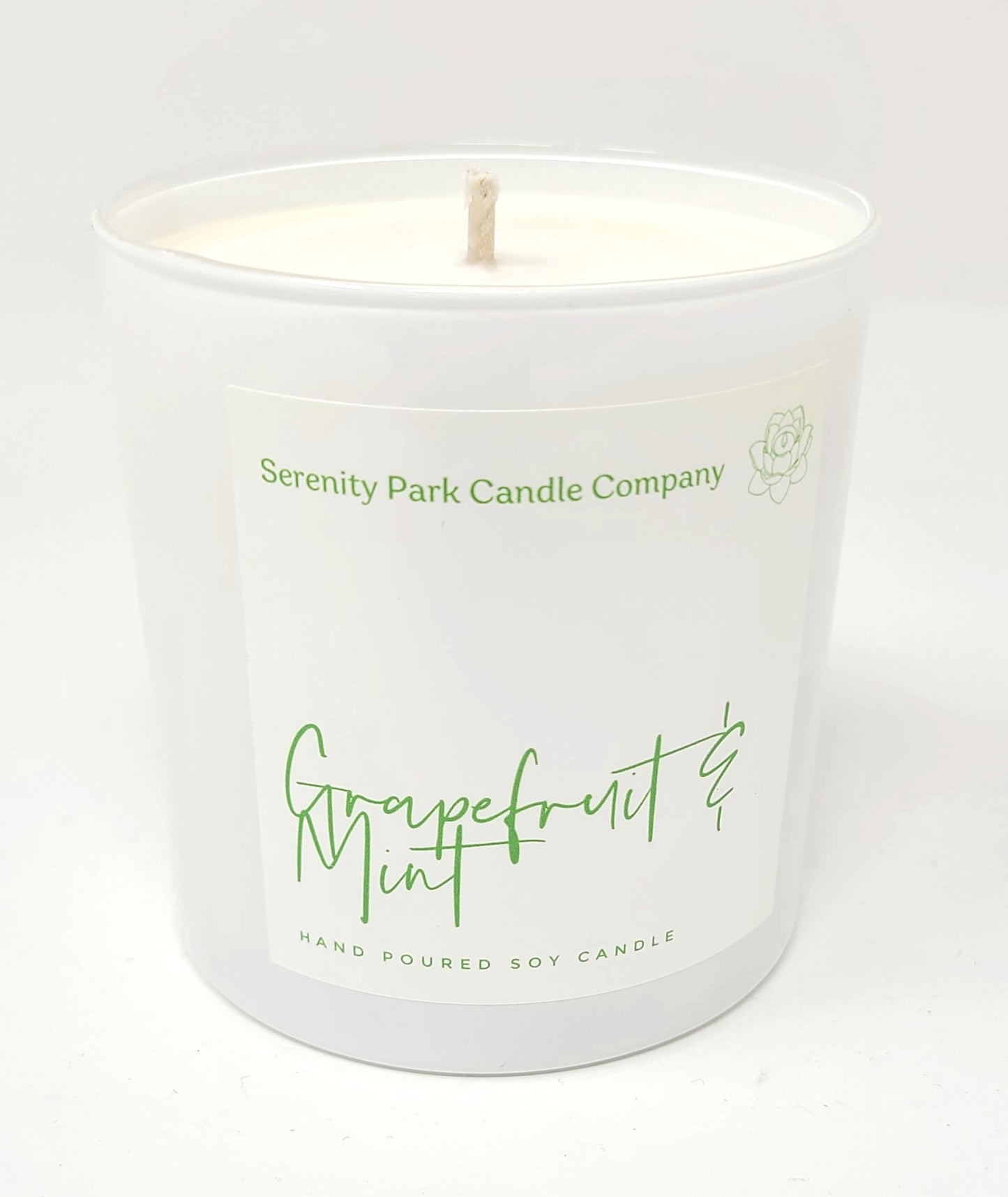 Grapefruit and Mint Scented Candle