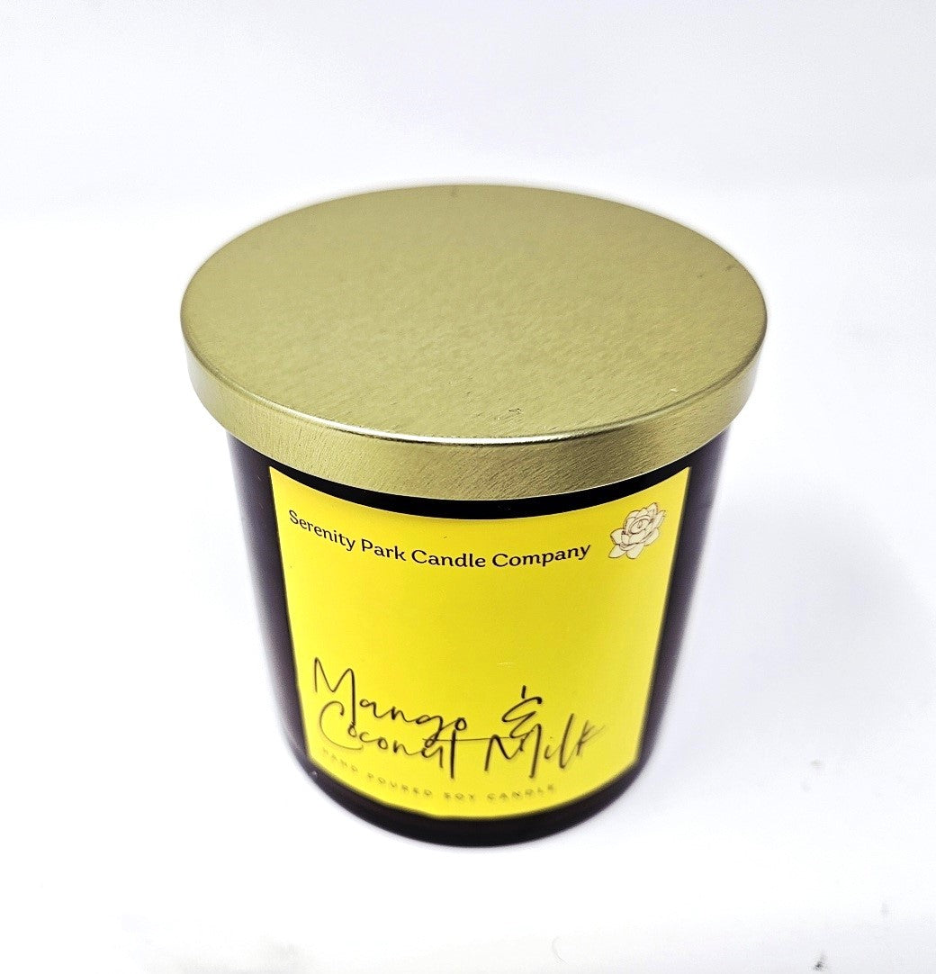 Mango and Coconut Milk Scented Candle