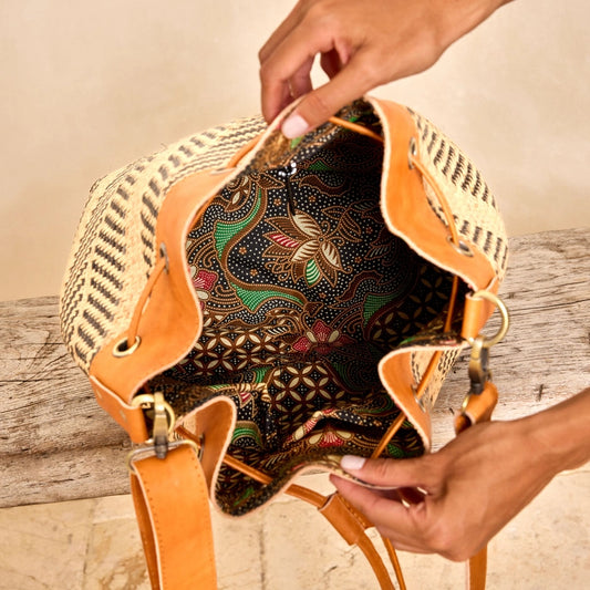Rattan Sling Bag