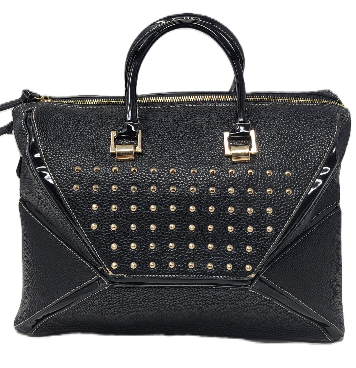Vegan Leather Collapsible Satchel