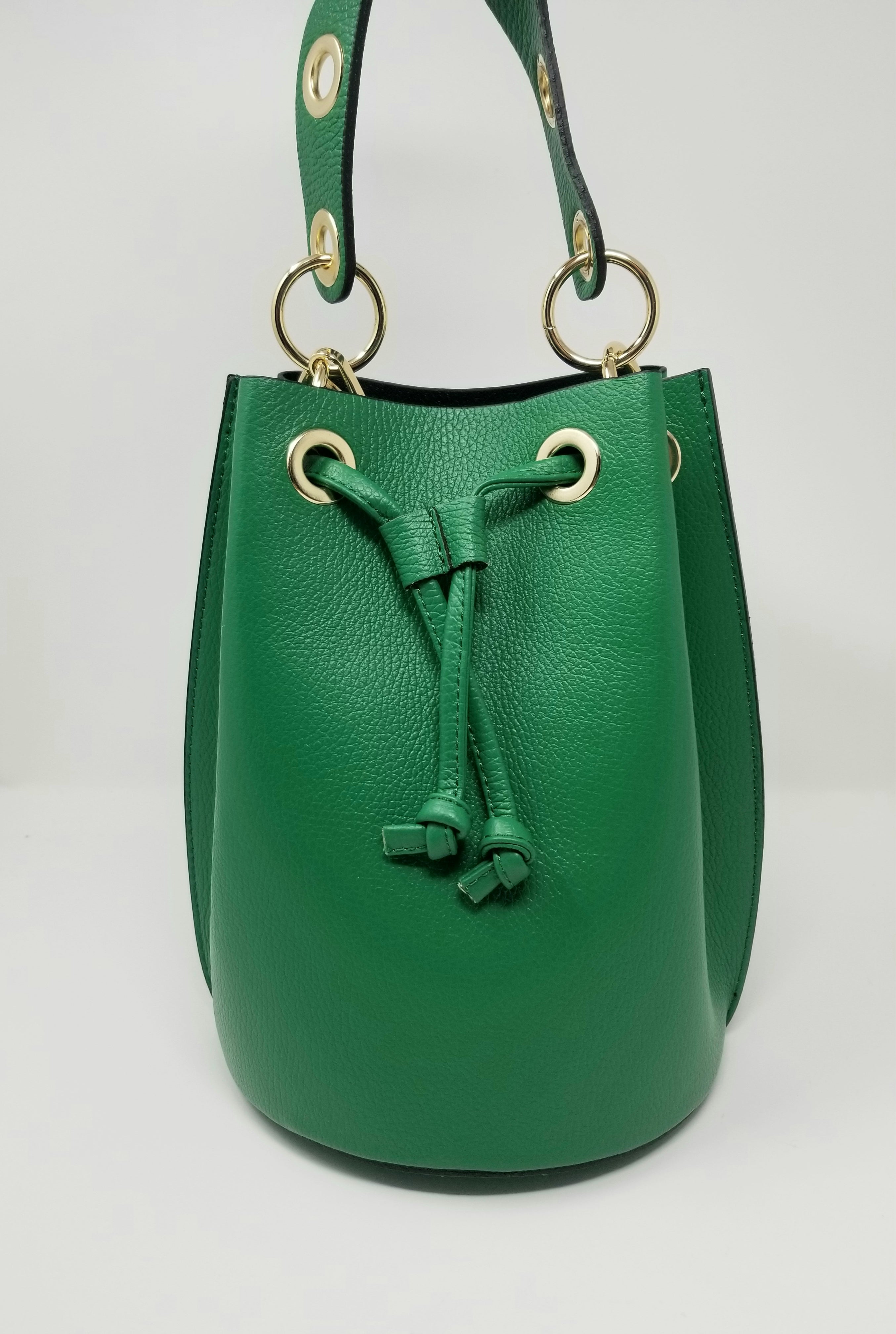 Malora Leather Bucket Bag