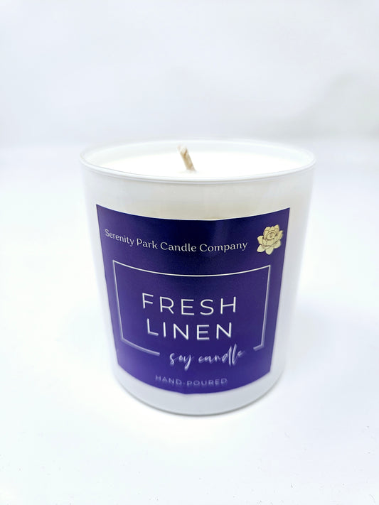 Fresh Linen Scented Candle