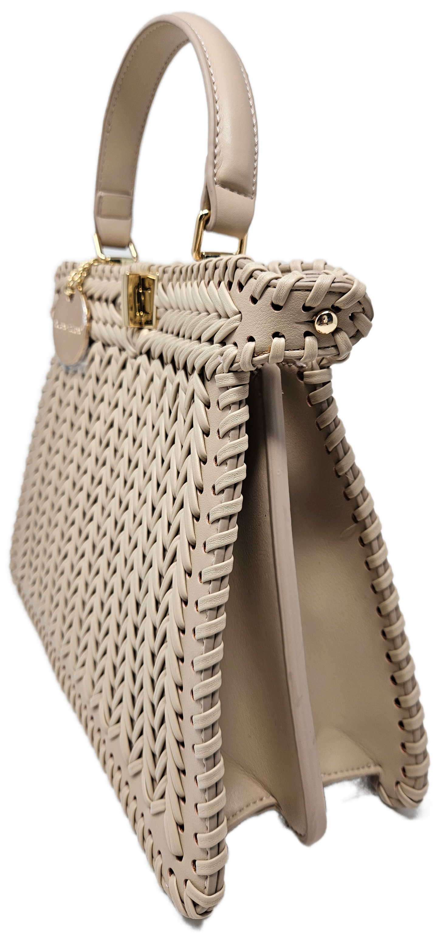 Sophisticated Woven Satchel