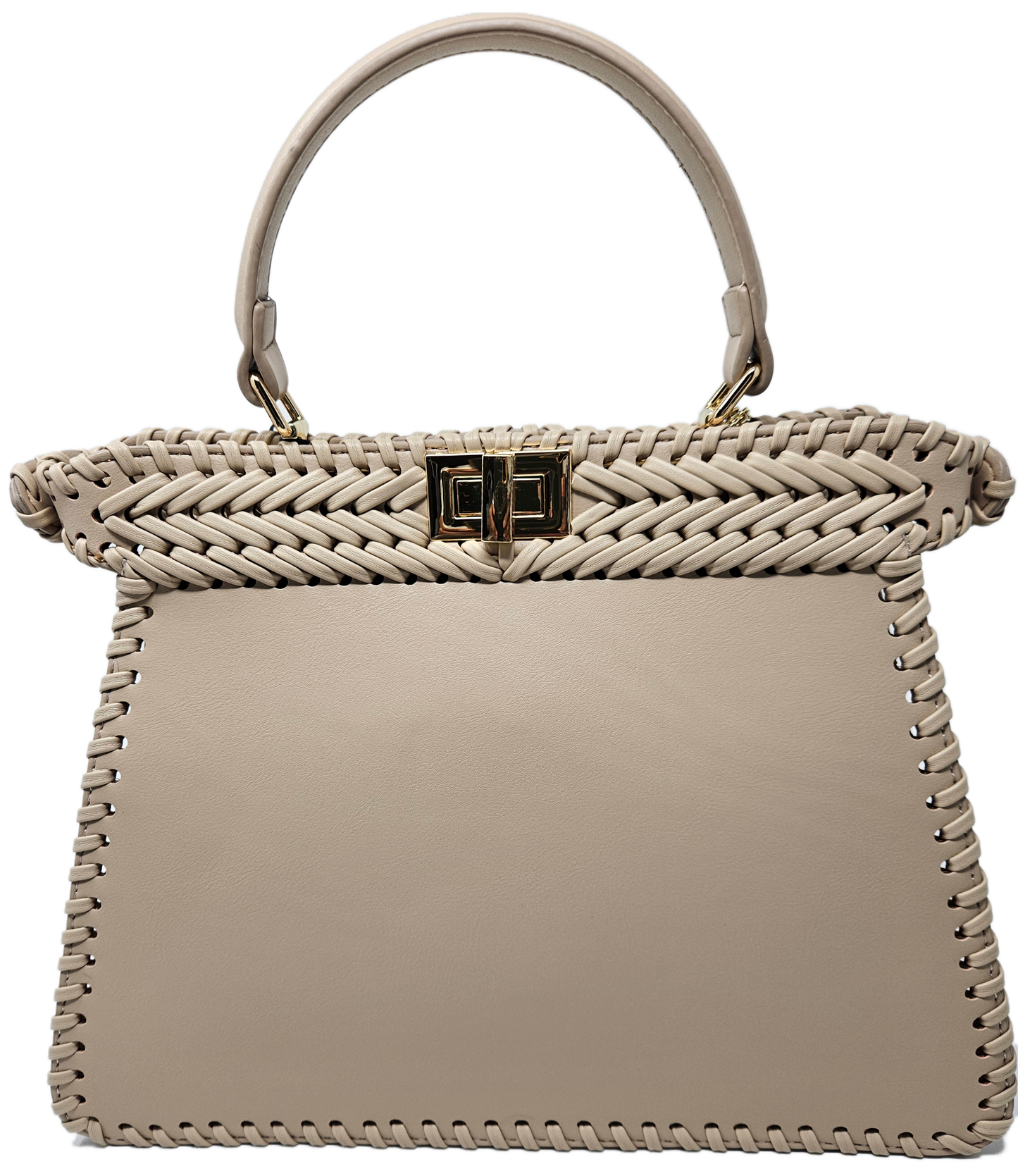 Sophisticated Woven Satchel