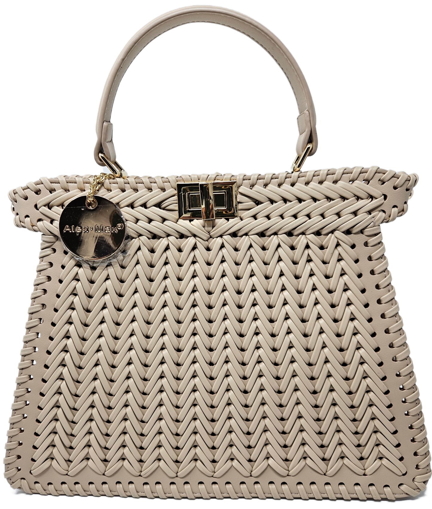 Sophisticated Woven Satchel