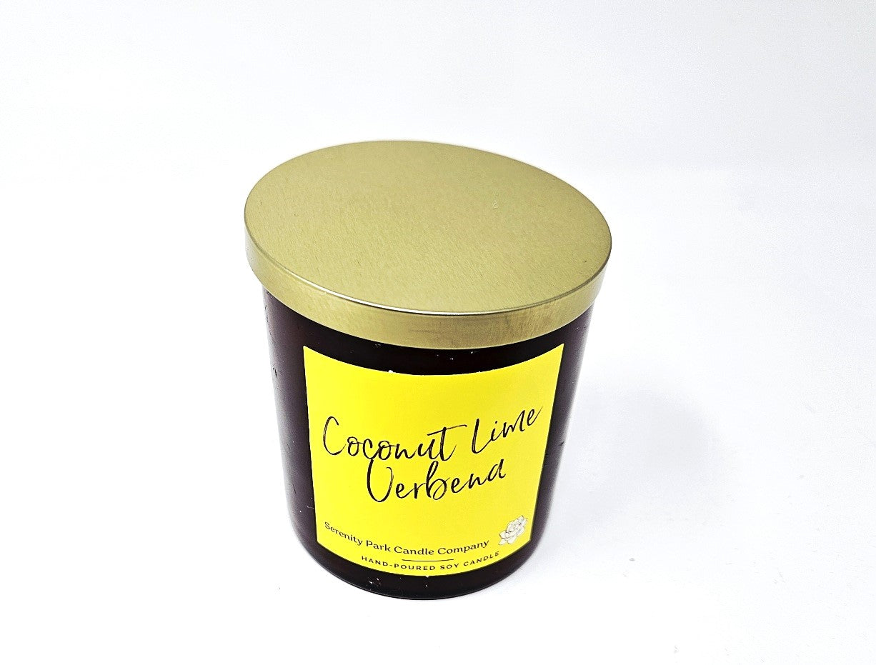 Coconut Lime Verbana Scented Candle