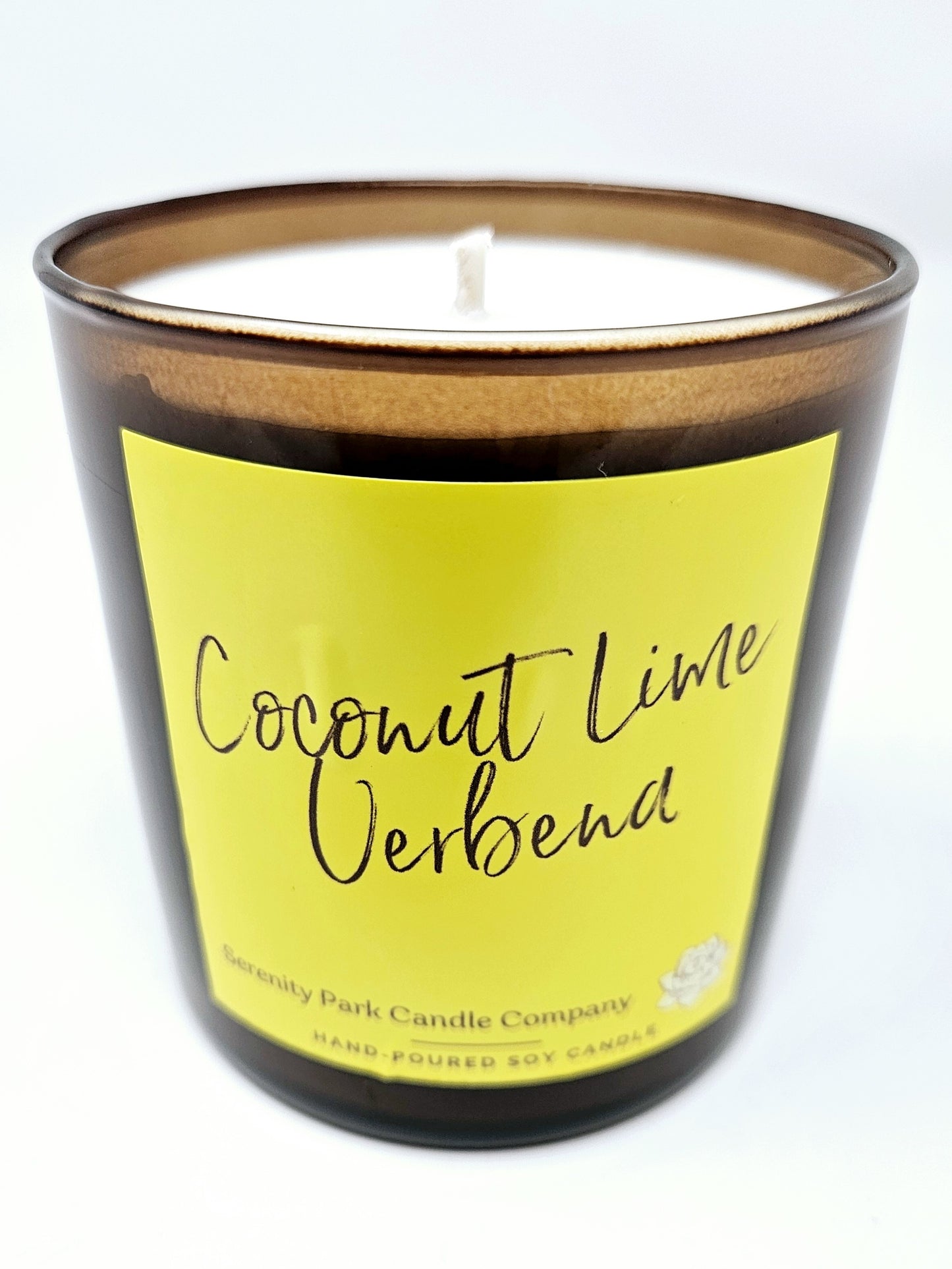 Coconut Lime Verbana Scented Candle