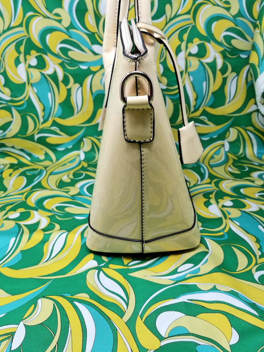 Elegant Patent Leather Satchel