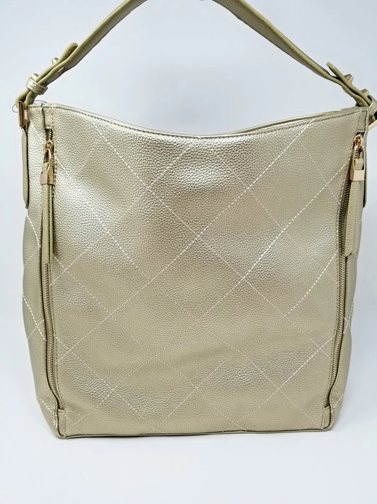 Diamond Stitched Hobo Bag