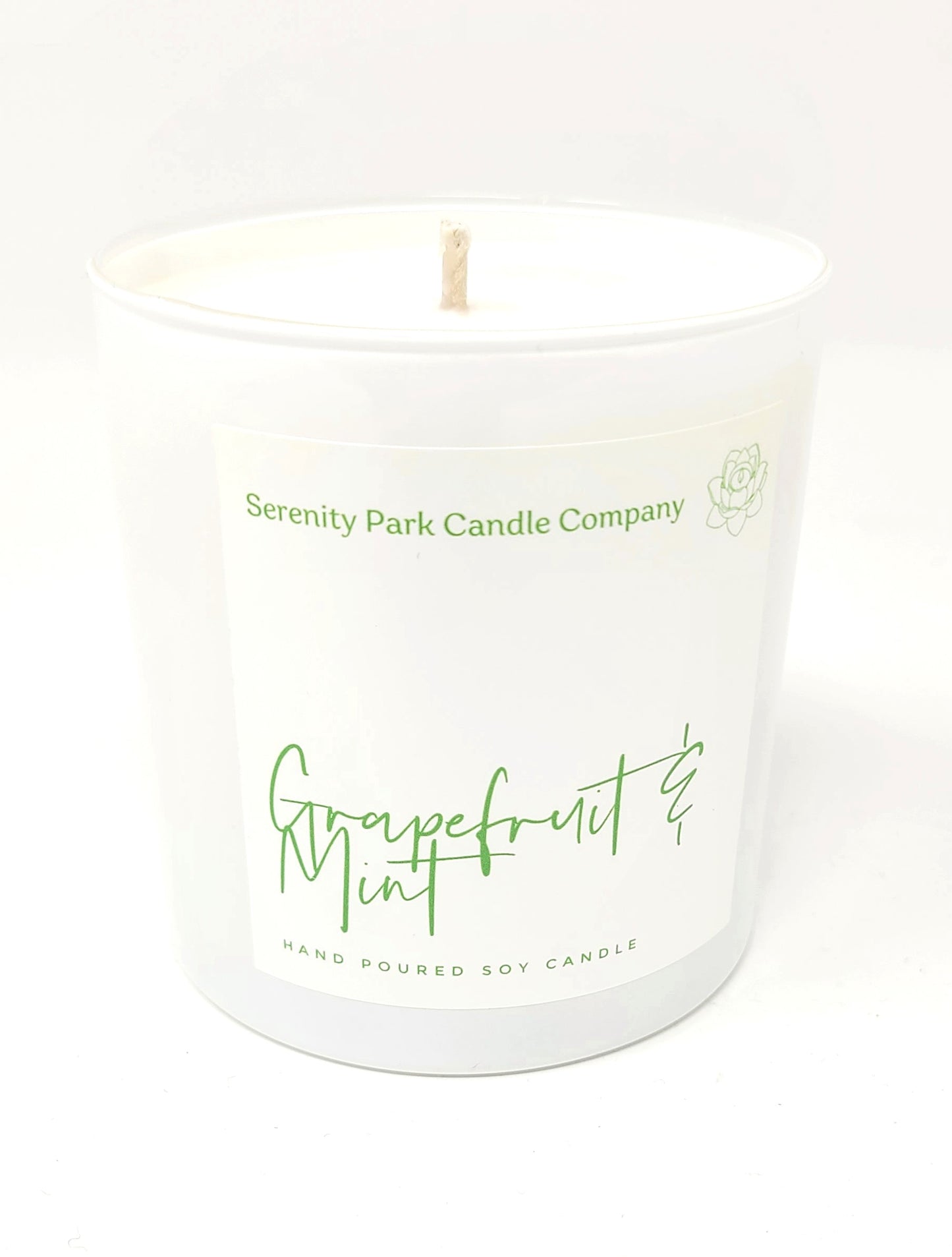 Grapefruit and Mint Scented Candle