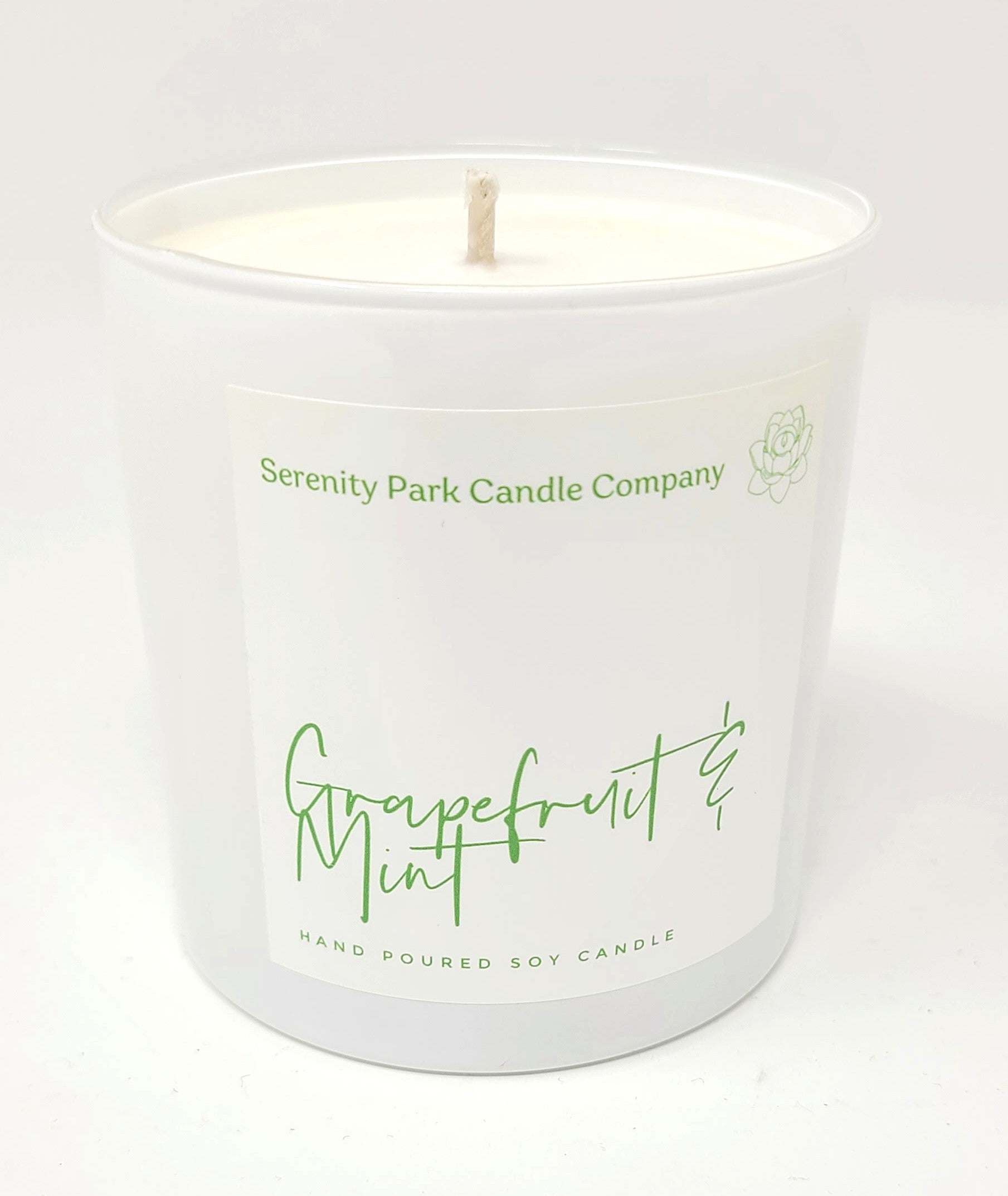 Grapefruit and Mint Scented Candle