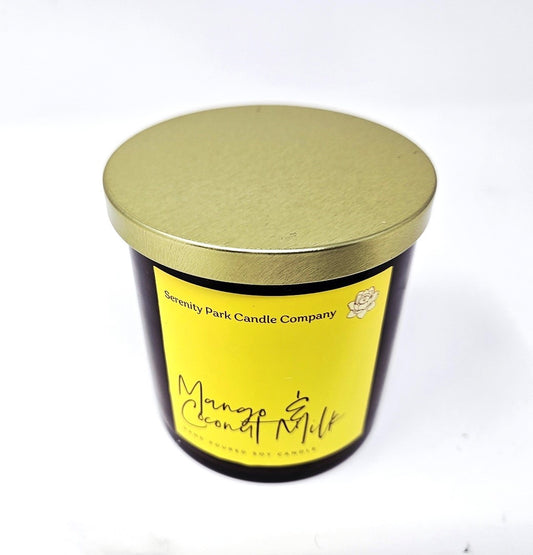 Mango and Coconut Milk Scented Candle
