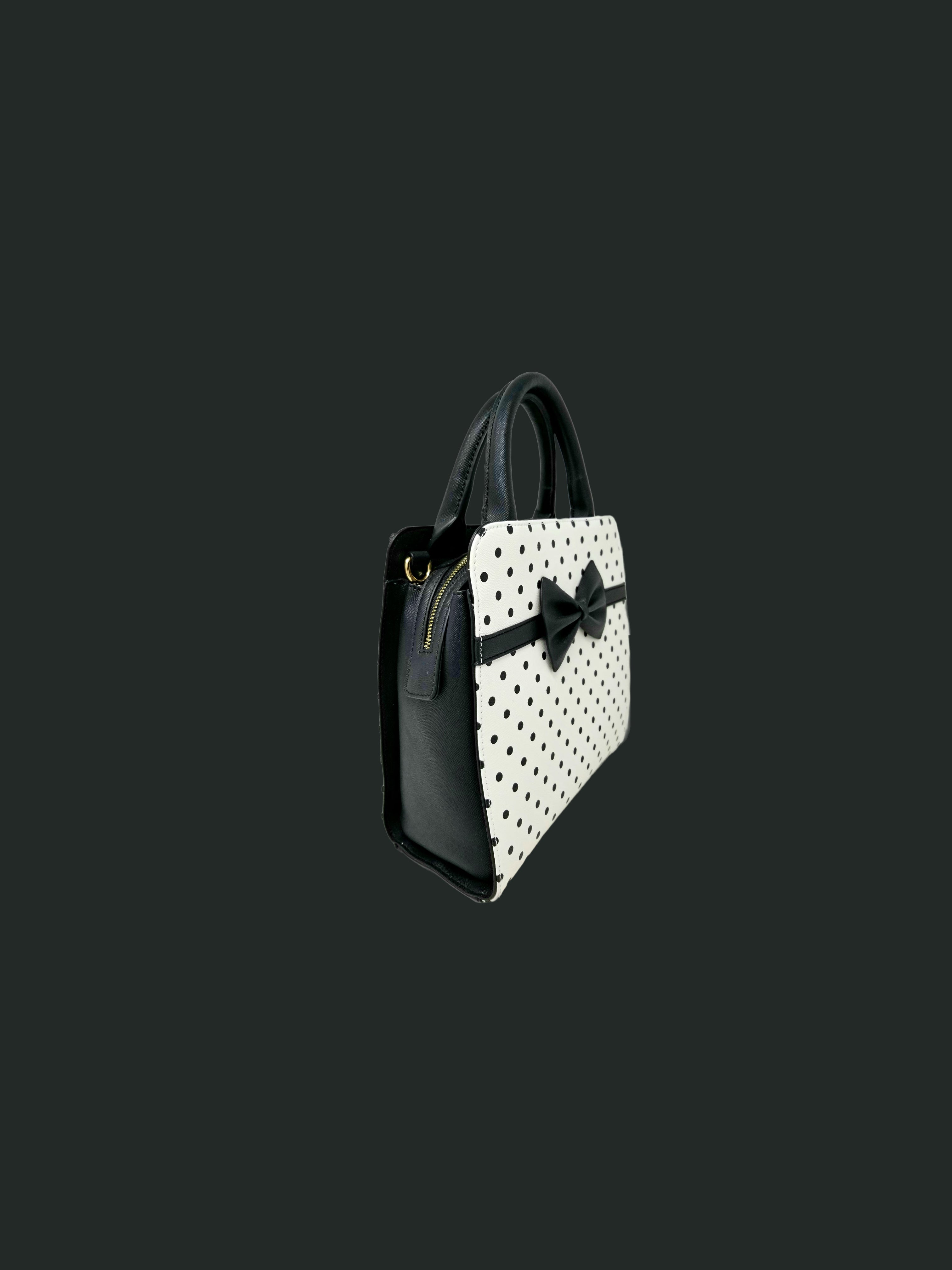 Pia Rossini Retro Polka Dot Handbag