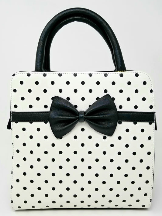 Pia Rossini Retro Polka Dot Handbag