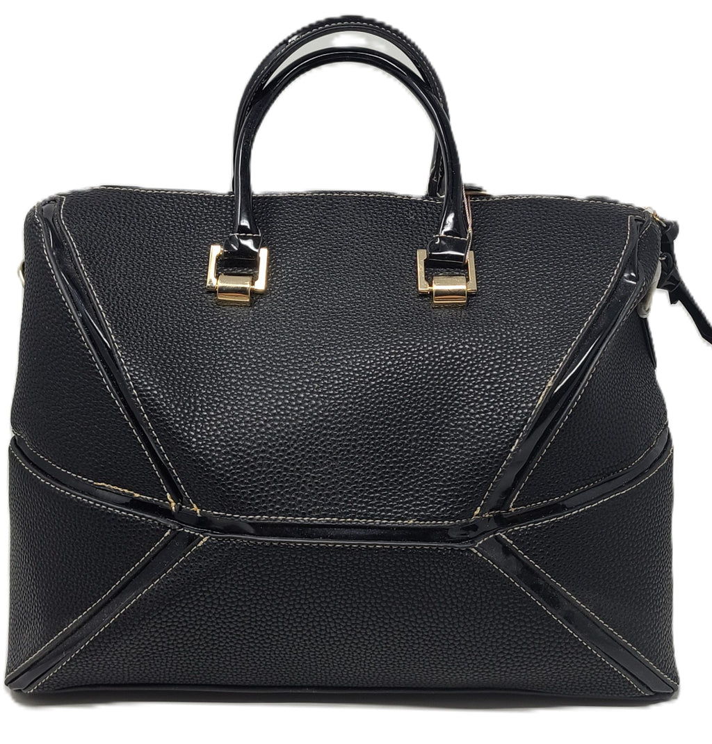 Vegan Leather Collapsible Satchel