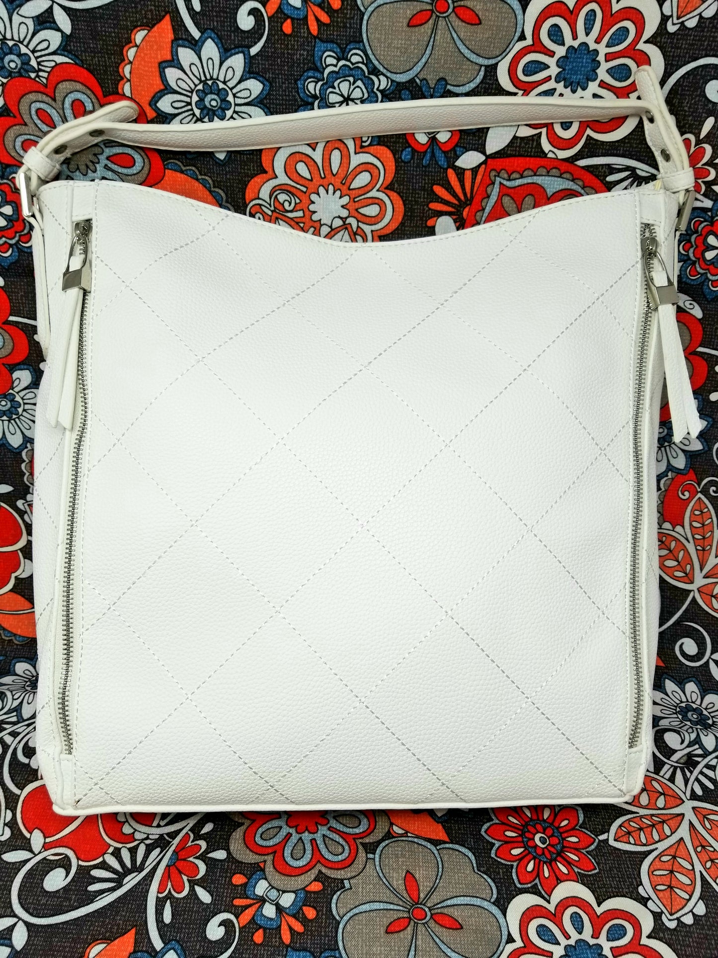 Diamond Stitched Hobo Bag