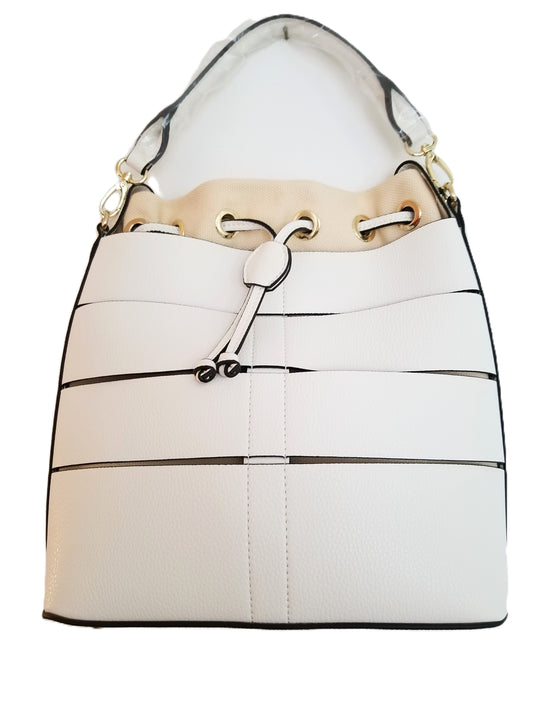 White Shoulder Bag by SR