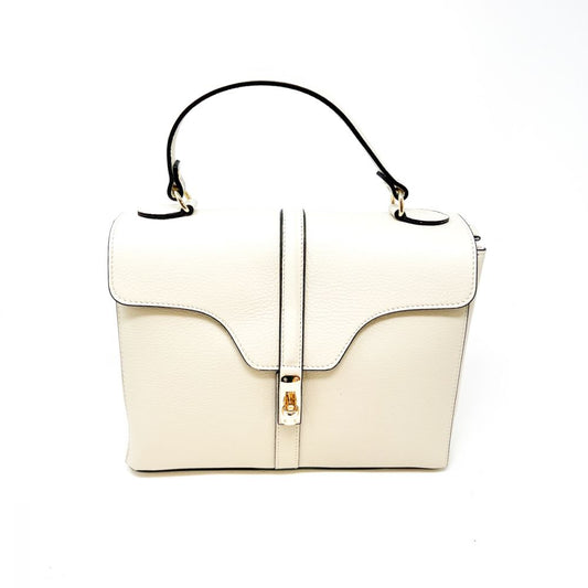 Kelly Leather Top Handle Bag