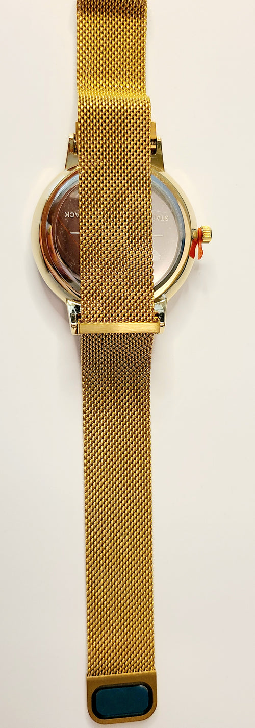 Analog Watch with Mesh Band