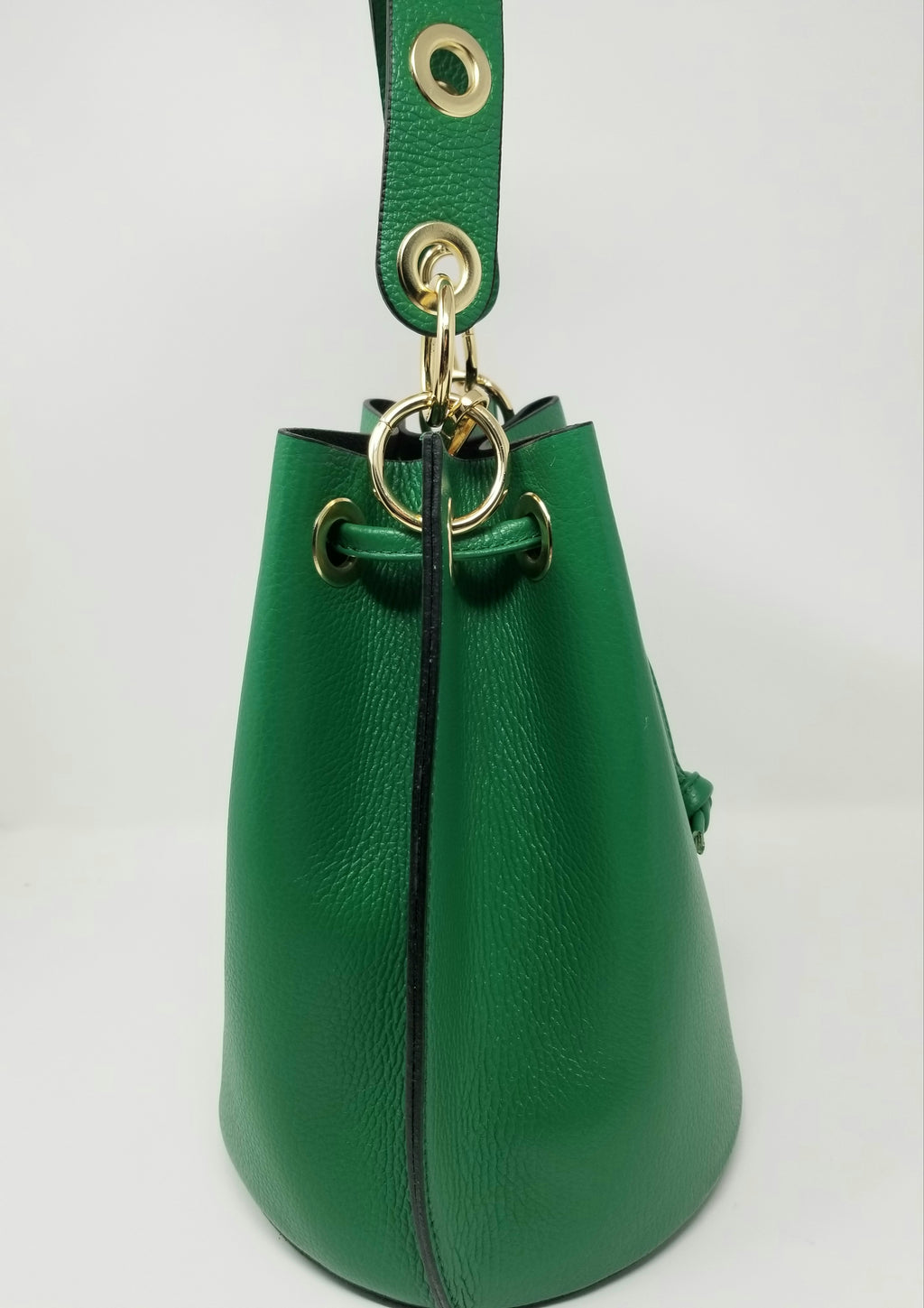 Malora Leather Bucket Bag